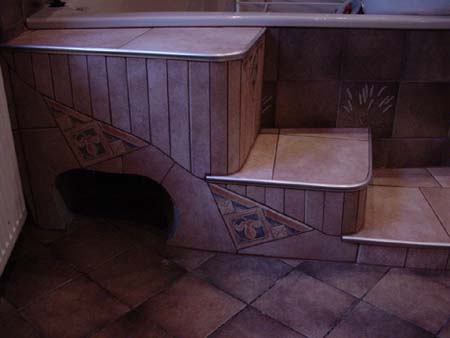 Badezimmtreppe