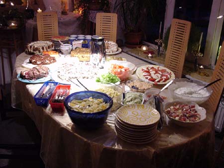 Bufetttisch